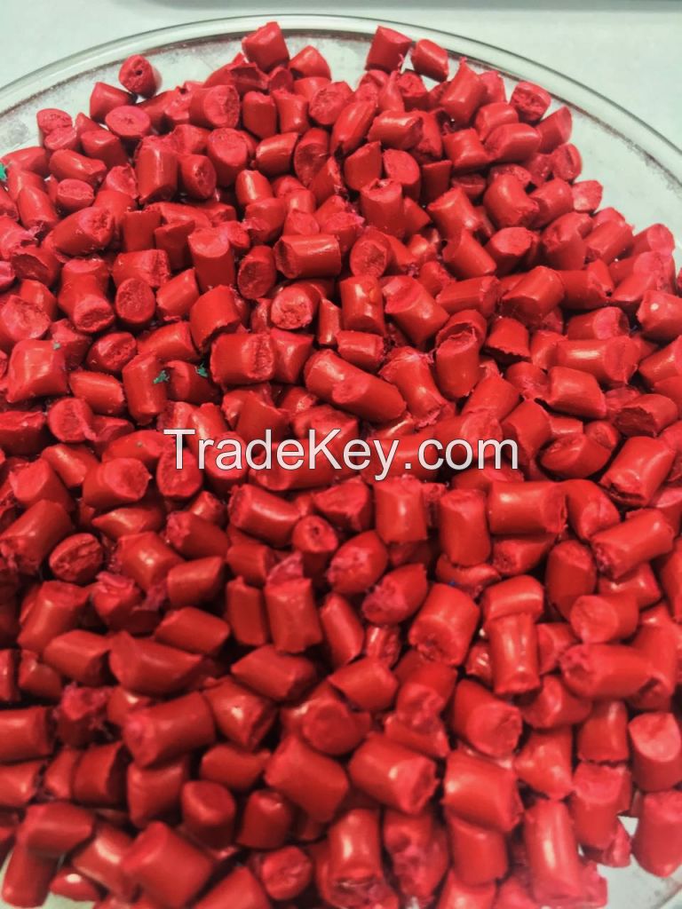 red color pp granules