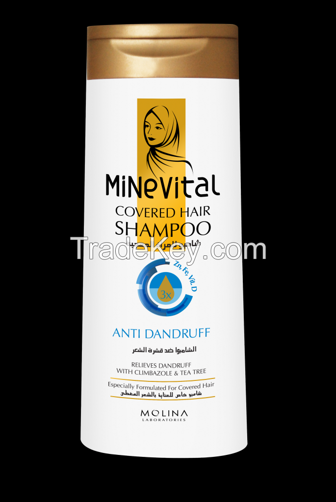 Minevital Covered Hair Shampoo for Dandruff