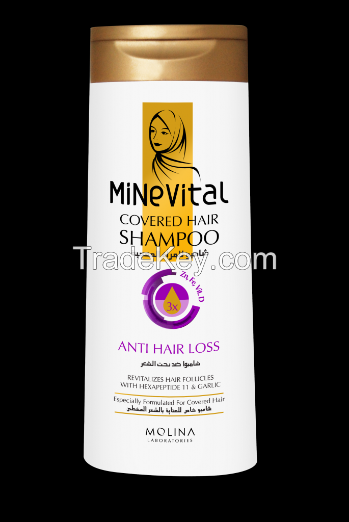 Minevital Covered Hair Shampoo for Hair Loss