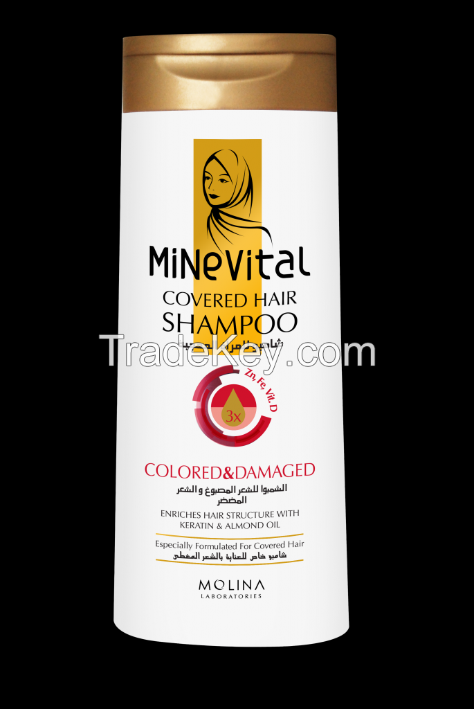 Minevital Covered Hair Shampoo for Colored &amp;amp; Damaged Hair