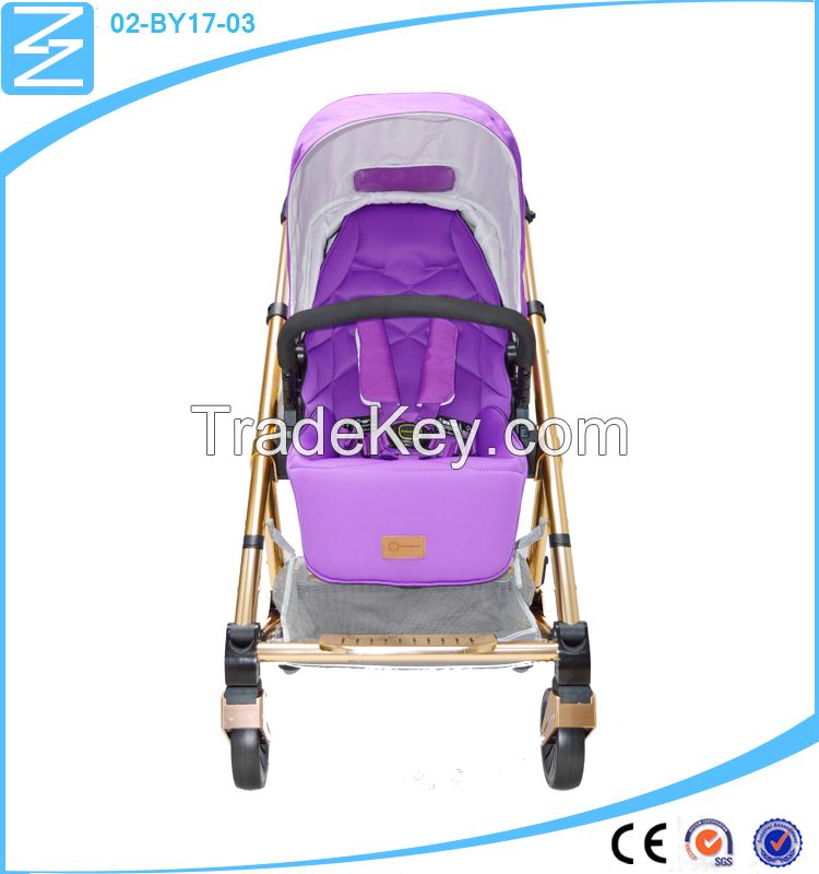 Easy Safety Portable Follow the comfortable Angle double baby stroller