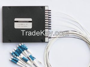 8+1-CH Coarse Wavelength Division Multiplexer (CWDM Mux/Demux) Module