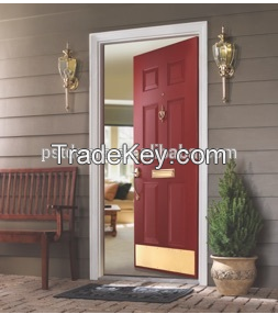 Wooden Edge Steel Panel Door