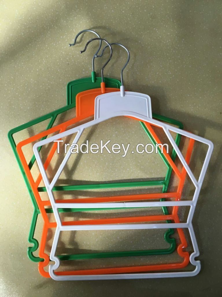 Children's hanger, plastic hanger, 