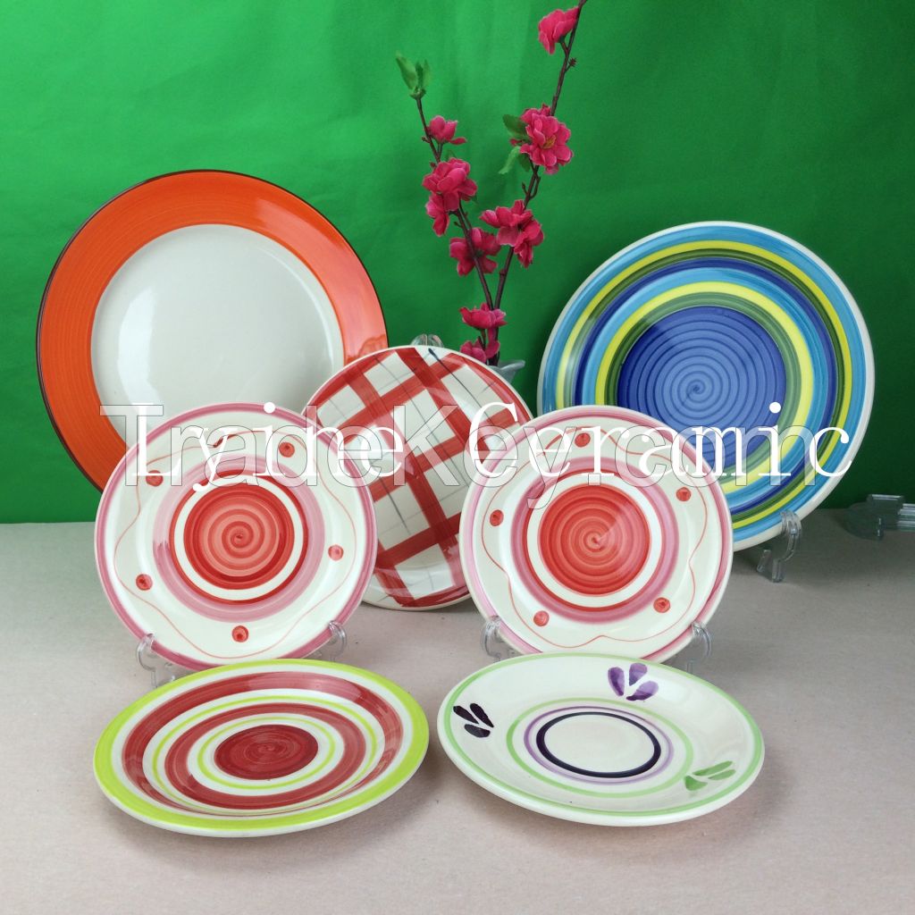 hotsale bulk ceramic plates, custom plates