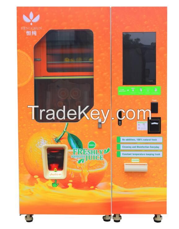fresh fruit juice vending machine