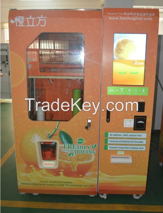 Factory Direct Fresh Orange Juice Vending Machine