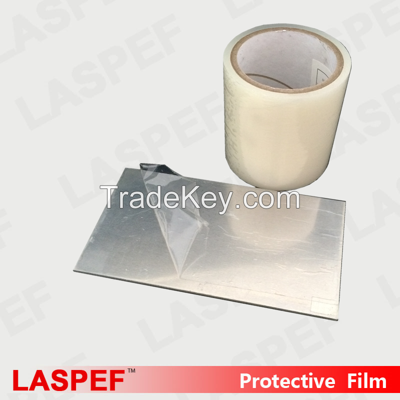 No residue clear surface protectvie film for stainless steel sheet 304