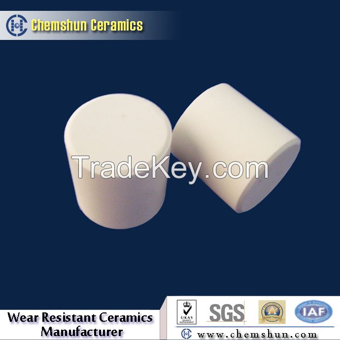 Chemshun Alumina Ceramic Cylinder/Rods as Wear Resistant Linings Suppl