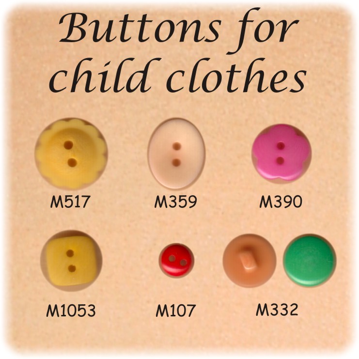 Buttons for child clothes