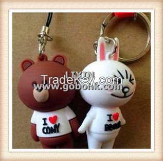 Keychain Automatic Injection Machine with Liquid PVC, Silicone, Ink