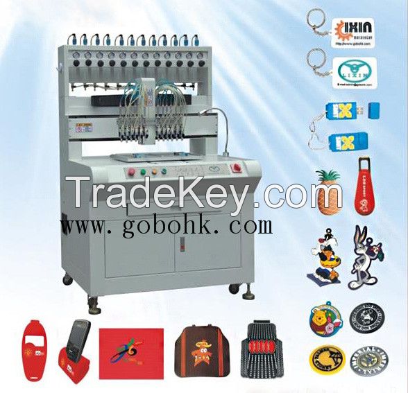 Automatic Dispensing Dripping Machine for Keychain/USB Cover LX-P800