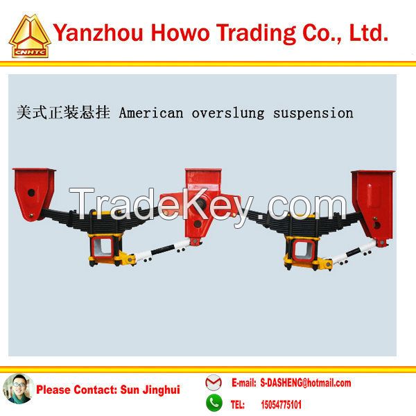 Suspension Series, American Over Slung Suspension for Trailer Parts