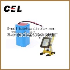 18650 battery pack for outdoor emergency lamp