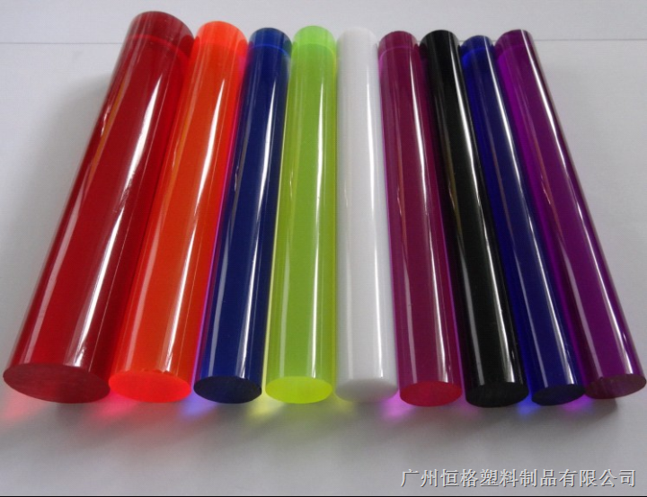 Clear And Colored Acrylic Rod