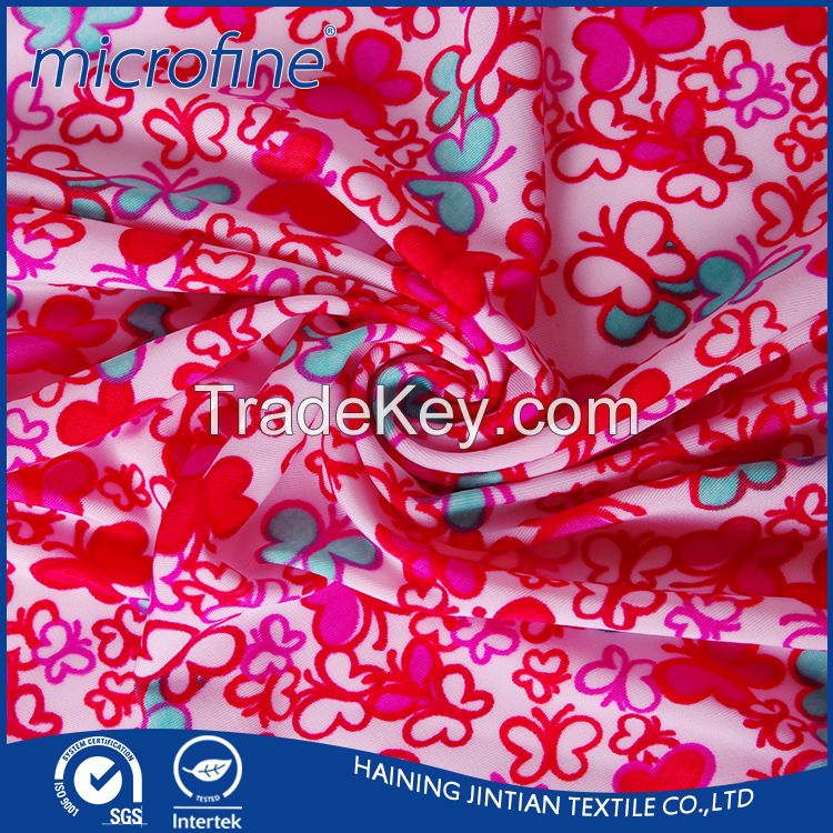 wholesale printed warp knitting fabric for swimsuit