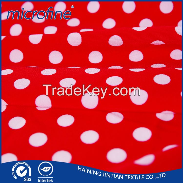 printed warp knitting fabric for swimsuit