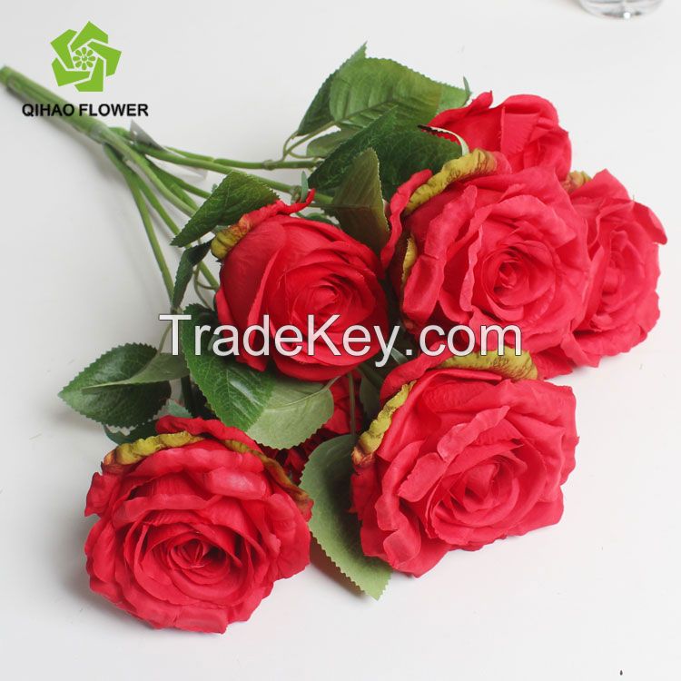 Artificial Wholesale Flowers Silk Rose Flowers For Wedding Decoration