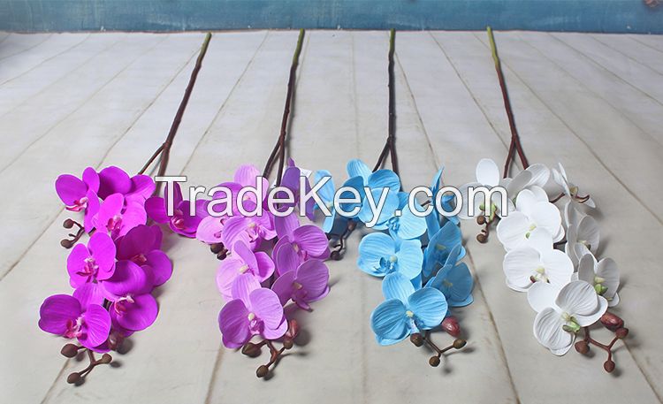 New arrival artificial plant for decor wedding phalaenopsis flower