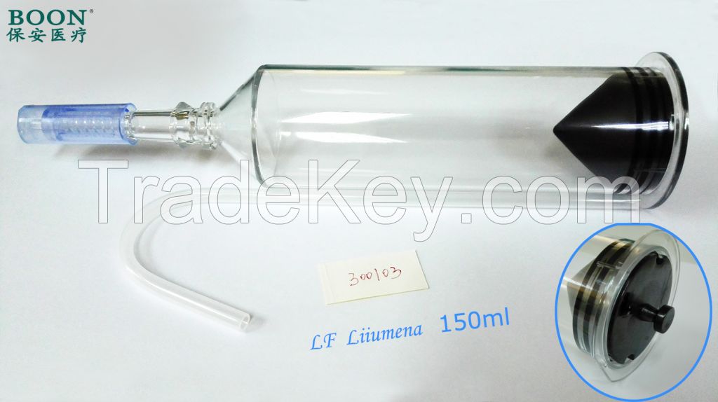 150ml LF Liiumena  Single-use sterile high pressure angiographic contrast media injector syringe