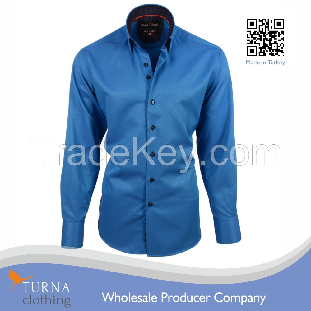 American Brand Italian Style and Made in Turkey Pure Cotton Shirts for Men