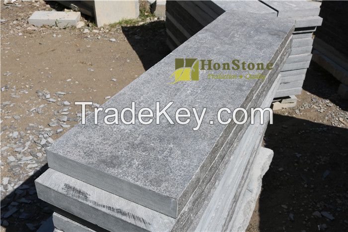 China blue limestone flamed copings
