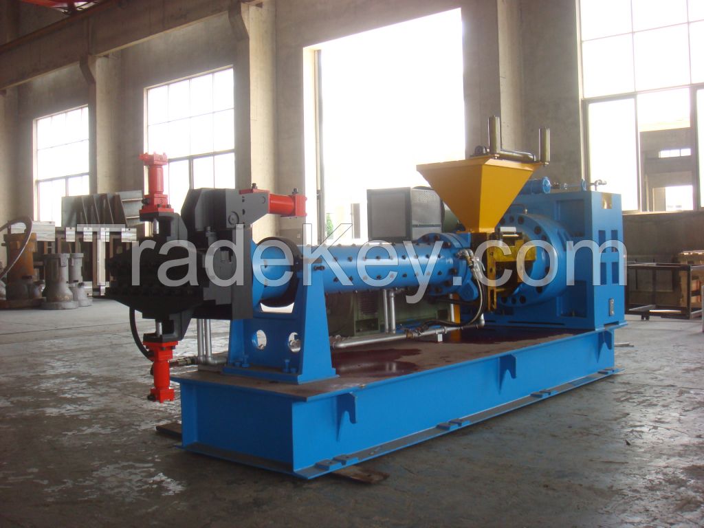 Pin-barrel cold feed rubber extruder