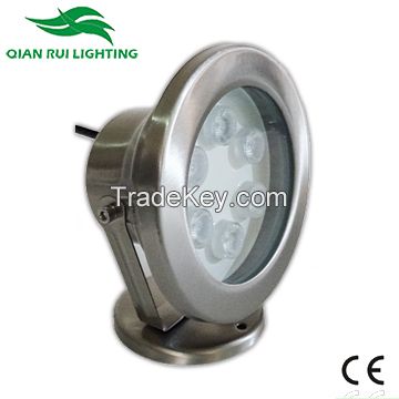 QR Waterproof IP68 LED Underwater Light 18W 1400lmÃÂ±5% hot sell New