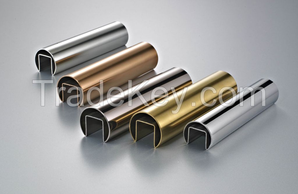 Stainless Steel Single-Slot Round Tube