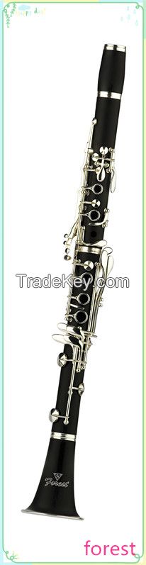 Buffet clarinet --17 keys of tone B , ABS body, Silver plated key