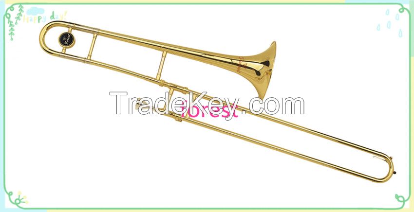 Tenor Trombone --gold lacquer --Tone  B key