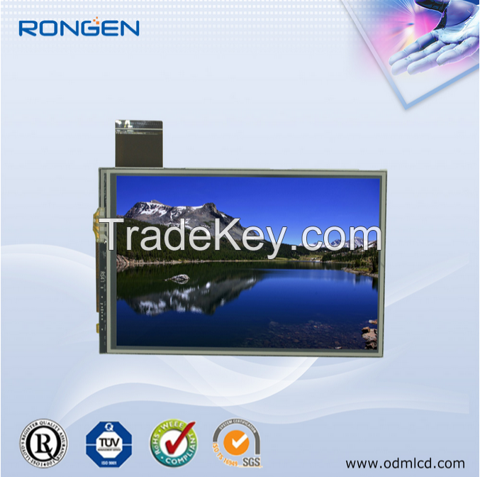 3.5&quot; tft lcd module 320x480 mini video game player screen