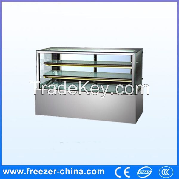 Right Angle Marble Cake Display Freezer