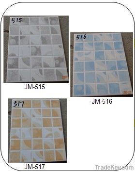 Glazed ceramic tile waterproof