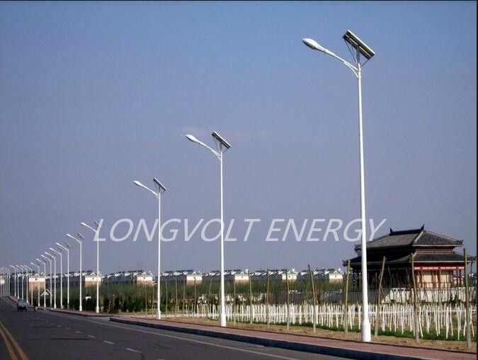 Solar Led Light Street Lamps With Aluminium Lamp Body Material