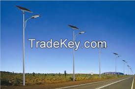 Solar Led Light Street Lamps With Aluminium Lamp Body Material