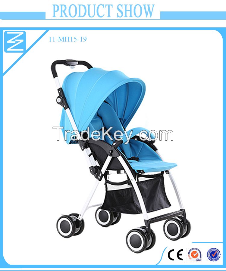 2016 new products safe system baby stroller 3 in 1 pram car seat