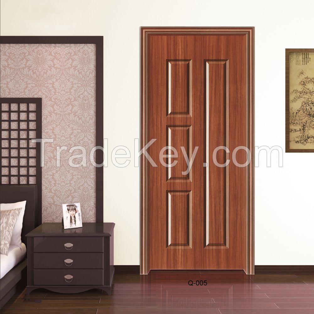 China best sale MDF melamine swing wooden door