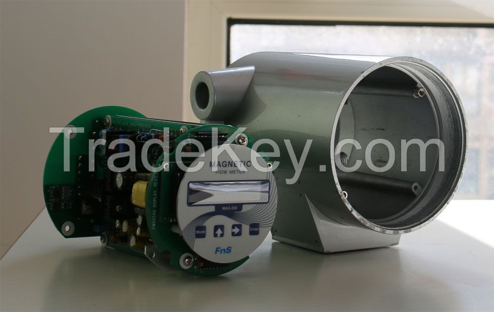 Electromagnetic flowmeter flow transmitter convertor