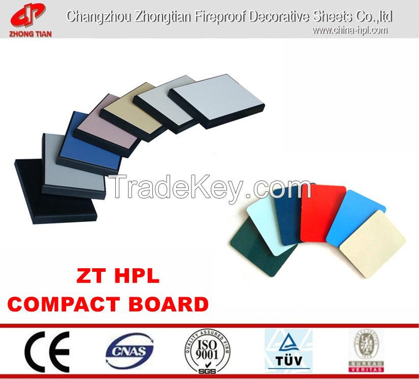 Formica HPL /Compact laminate for toilet partition
