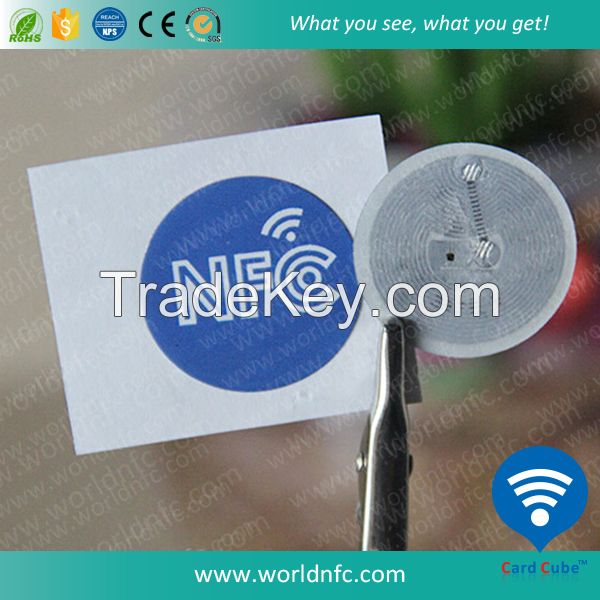 Ultralight Circle NFC Tags Label Sticker 13.56MHz for NFC Function Mobile Phone Andriod