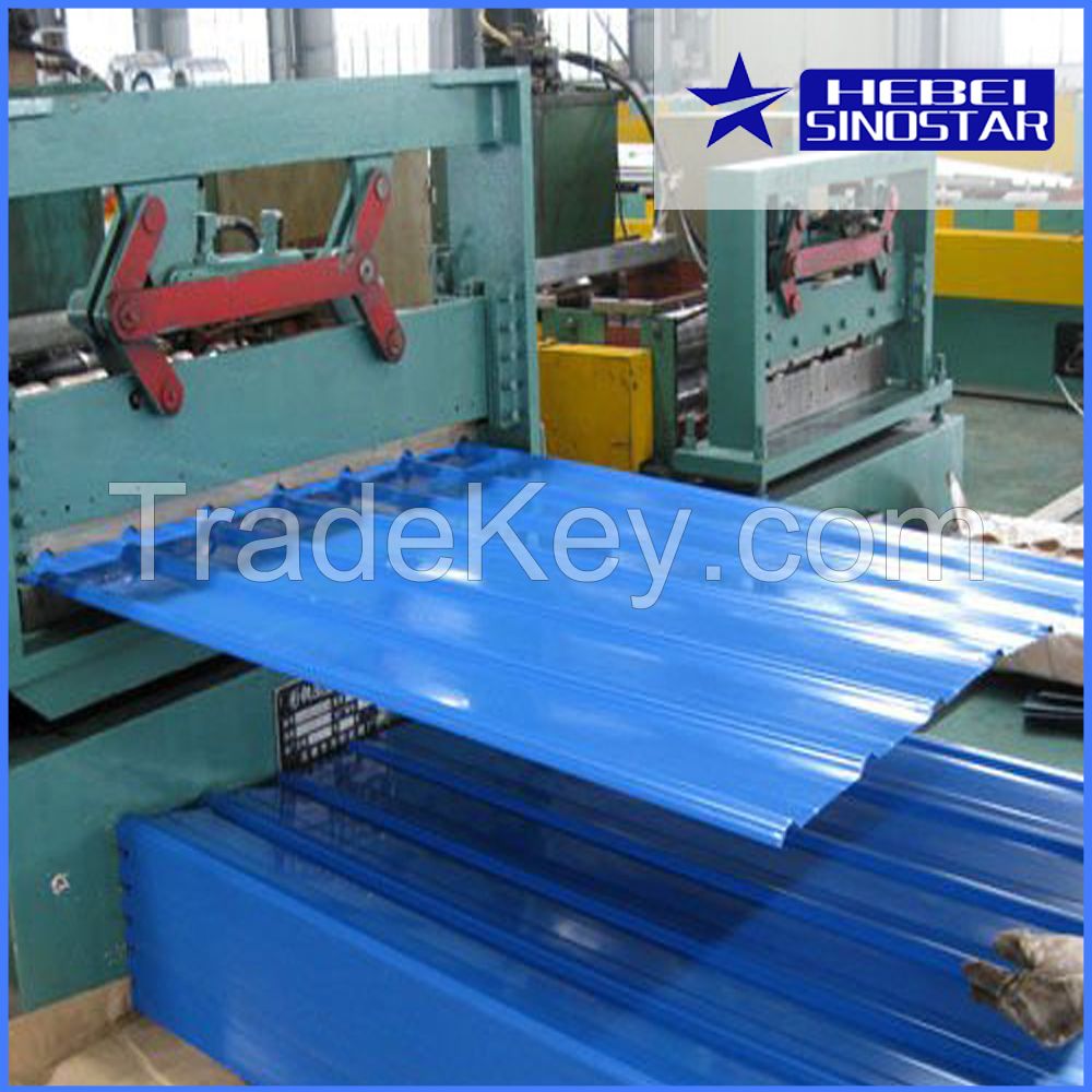 Prepainted Galvanized Corrugated Steel Sheet Roofing Sheet in China