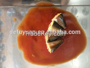 Canned Mackerel Fish In Vegetable Oil