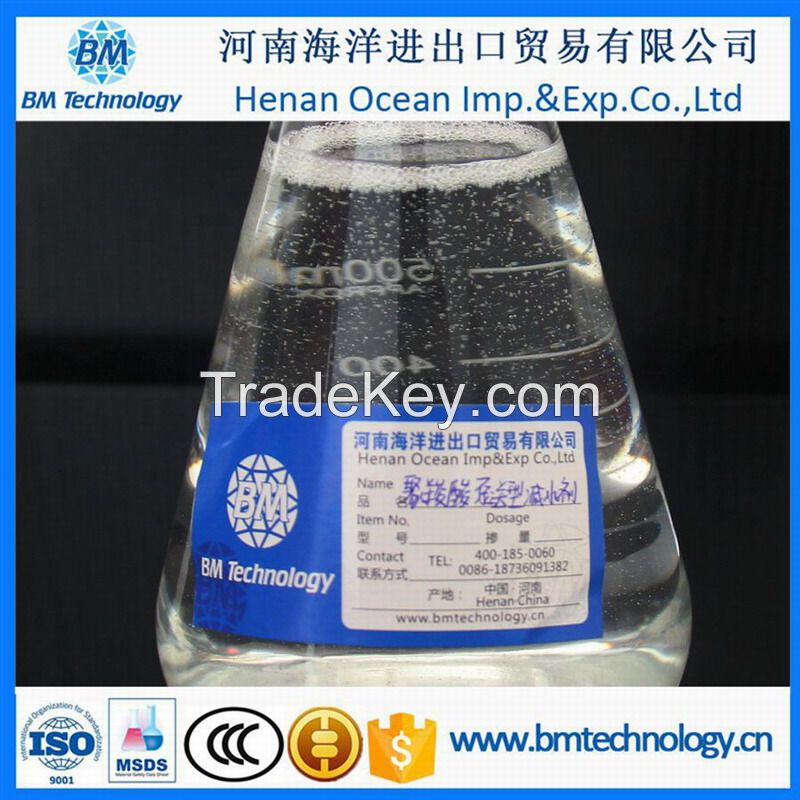  Pumping Aids Polycarboxylate Based Water Reducer Concrete Admixtures