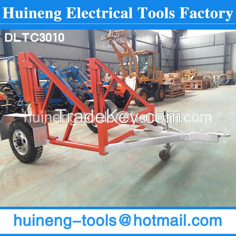 Hydraulic Cable Drum Trailers easy to operate for work