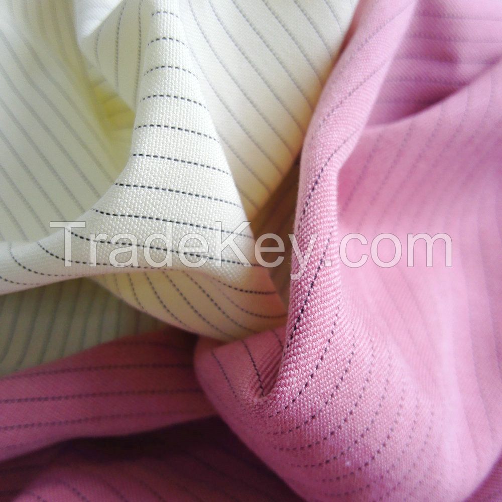 polyester rayon blend anti static ESD conductive fabric