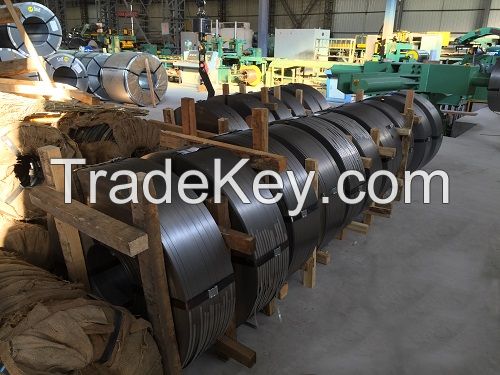 Steel strip for armored cable