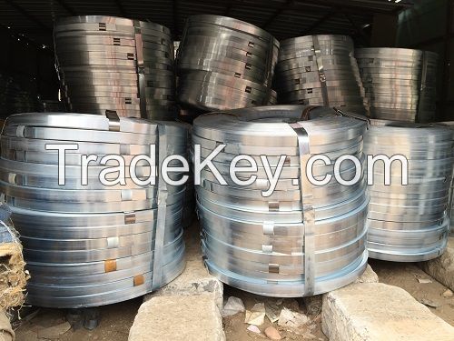 Electrogalvanizing steel strip