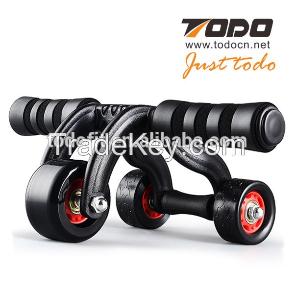 Fitness equipment Tri-wheels design Ab wheels/ab roller/ab slimmer