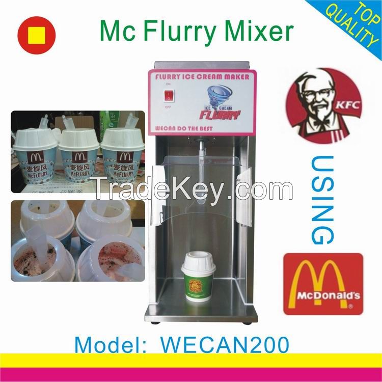 soft ice cream machine/mc flurry ice cream maker for sale